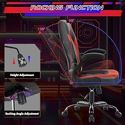 Sweetcrispy Computer Gaming Desk Chair - Ergonomic