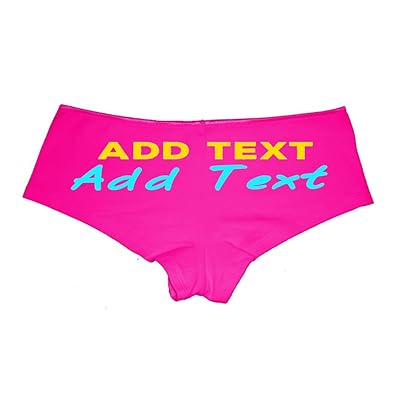 Booty shorts with text Clearance