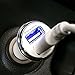 Dual USB Rapid Car Charger for Cellphone [2.1 A + 1 A] for Iphone 6 6s Plus iPhone 5s 5 5c 4s, Samsung Galaxy S6 Edge Plus Note 5 4 S5 Tab S, Lg G4, HTC One M9, Nexus 5,MP3，And More