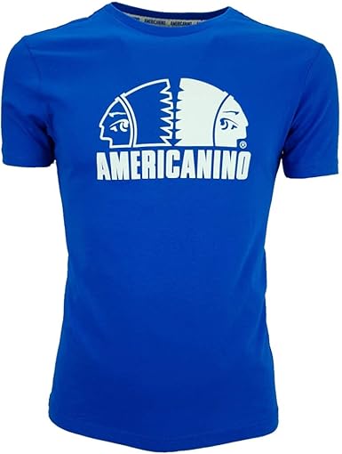 Americanino - Camiseta de algodón de manga corta para hombre, color blanco y negro, talla XL y XXL: Amazon.es: Ropa y accesorios