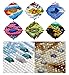 MXJ DIY Special Shape 5D Diamond Painting by Number Kits Rhinestone Round Drill Embroidery Cross Stitch Picture Art Craft for Home Wall Decor Colored Owl 12x12In