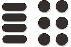 APeiSi Universal Webcam Covers - Privacy Protection Accessory, No Residue Application, Safe Screen Closure - Dots and Bars, 2