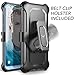 Galaxy S8+ Plus Case, YOUMAKER Heavy Duty Protection Kickstand Clip Holster Shockproof Case Cover for Samsung Galaxy S8 + Plus (2017 Release) 6.2 inch Without Built-in Screen Protector (Blue/Black)
