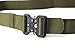 Motusamare Tactical Belt Heavy Duty Military Style Webbing Riggers Web Belt with 1.5 Metal Buckle (Ranger Green)