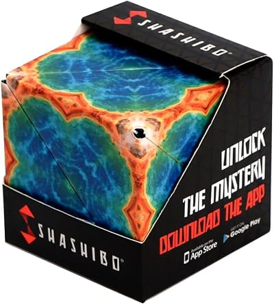 Shashibo Shape Shifting Box - Award-Winning Magnetic Puzzle Cube Earth