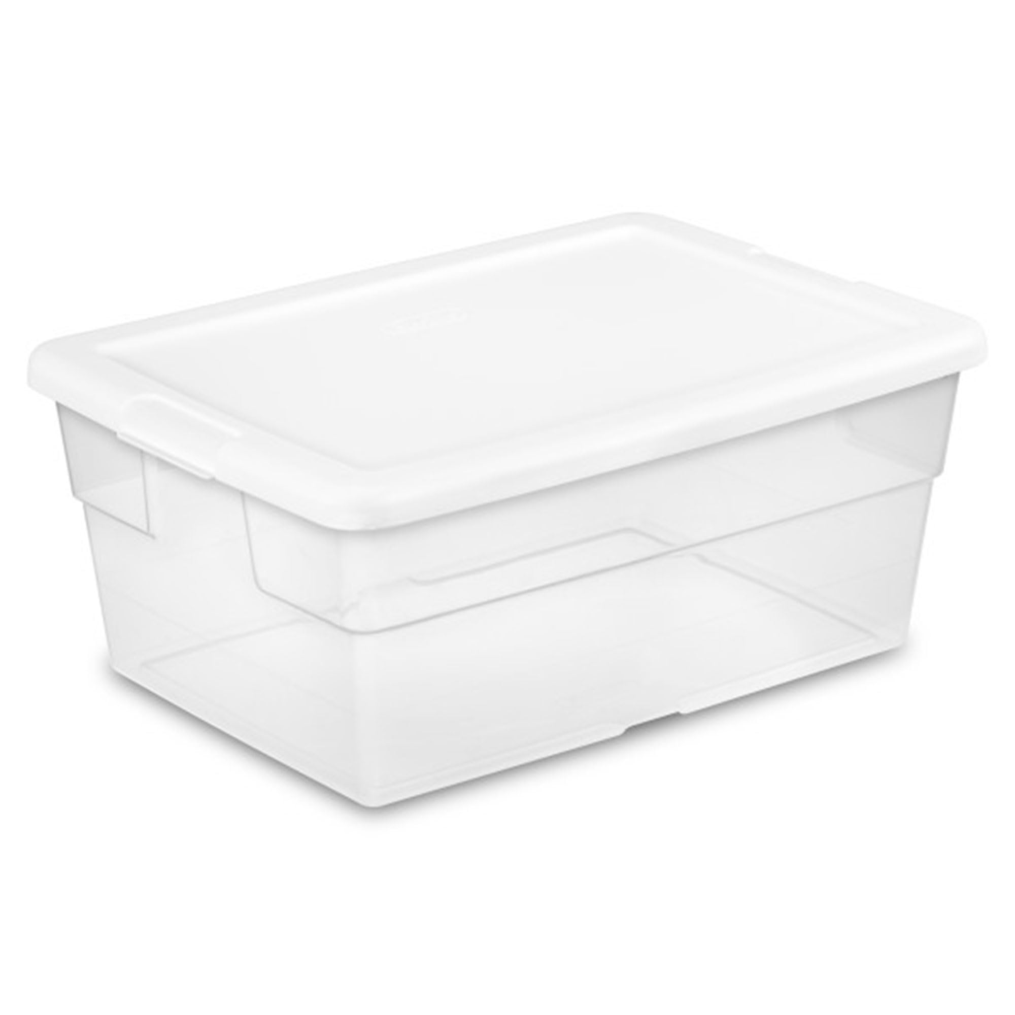 Sterilite 48-Pack Storage Box, Stackable Clear