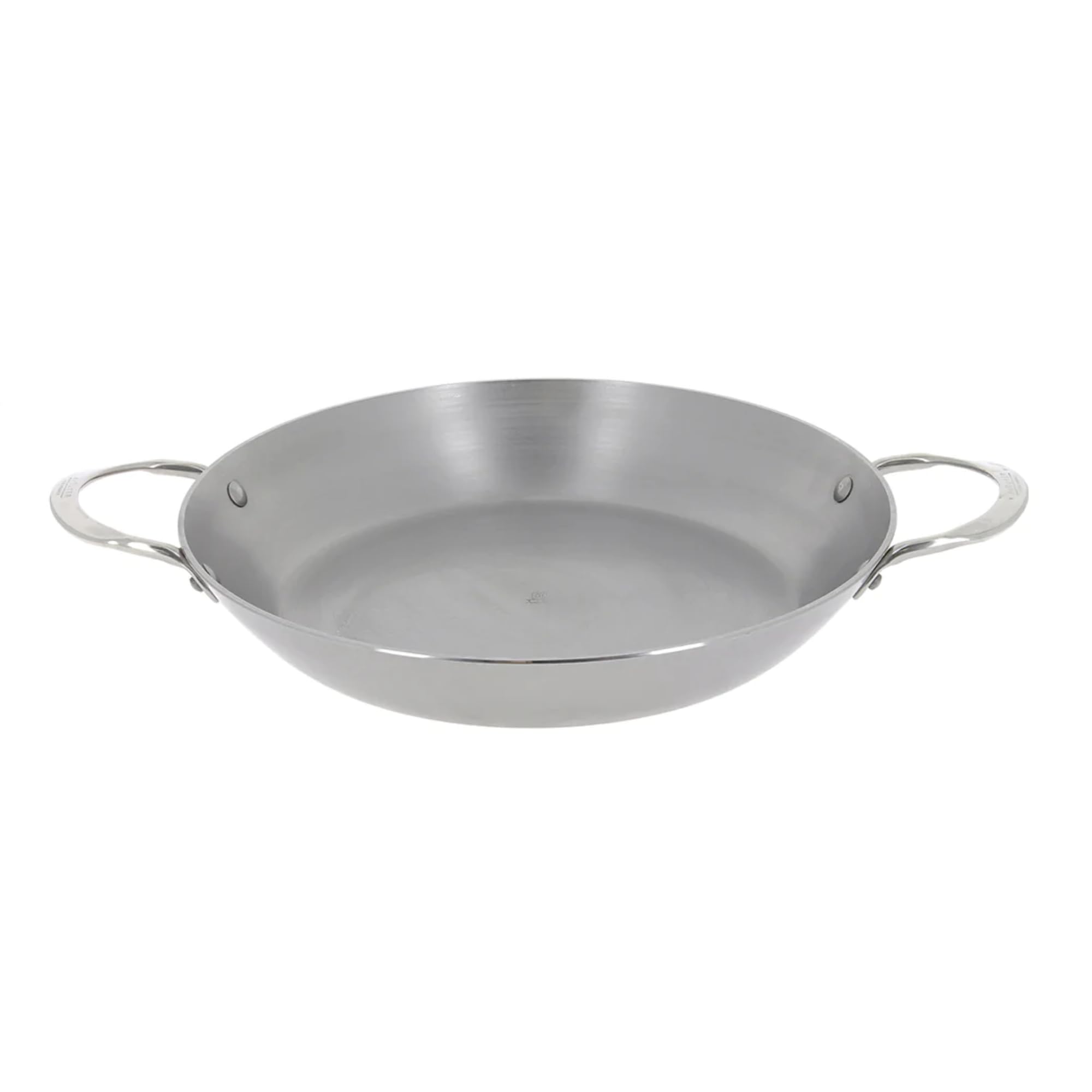 DE BUYER Paella Pan, 32 cm, Silver