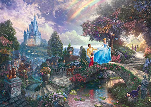 Schmidt Spiele 59472 Thomas Kinkade, Disney Cinderella, 1000 Teile Puzzle – Bild 3