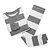 Burt's Bees Baby - Unisex Toddler Pajama Tee & Pant Set, 100% Organic Cotton
