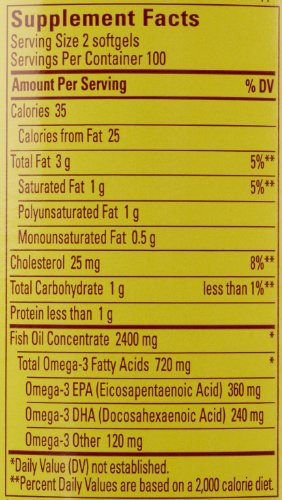 Nature Made Burp-less Fish Oil 1200 mg - Image 2