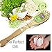 Bath & Relax Bath Body Brush Natural Bristles Long Handled Shower Back Scrubber Brush - Exfoliating Scrub Skin Brush - Back Shower Brush - Dry or Wet Body Brushing - for Men and Women