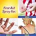 Lanacane First Aid Spray- 2-in-1 Pain Relief and Antiseptic Spray For Fast-acting Relief From Insect Bites, Cuts, Scrapes, and Burns, Cools and Soothes Instantly, With Benzocaine, 3.5 oz (Pack of 2)