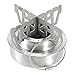 Lixada Titanium Alcohol Stove Rack Cross Stand Outdoor Camping Stove Stand Support Rack Mini Ultralight Portable Liquid Alcohol Stove Rack Support Stand (Style1)
