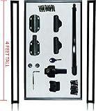 Pool Fence DIY by Life Saver Self-Closing Gate Kit, Black