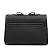 Small Crossbody Purse Wallet Pu Leather Bags with Bowknot Chain Strap for Women Shoulder Handbags (Black)