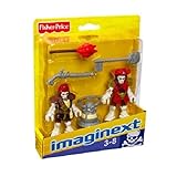 Imaginext Pirate Ship Skeleton Pirate Captain & Officer