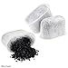 Eco-Fused Replacement Charcoal Water Filter compatible with Keurig 2.0 Models - 20 Pack - Extra Fine Grain - Fine Mesh Material