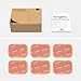 Koogeek Body Fit Gel Sheet Gel Patches Super Adhesive Water Absorption for Smart Fitness Gear Transparent (6 Pieces)