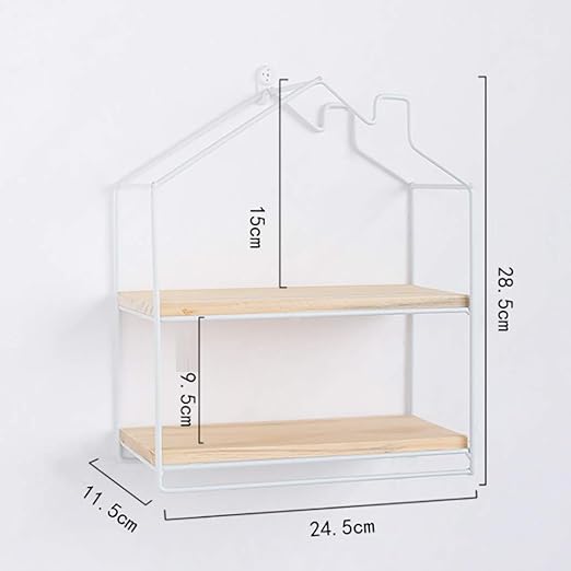 Estanteria Para Pared Baldas Flotantes Shelf Forma De Casa Unidad