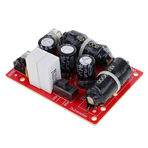 MagiDeal Bass Subwoofer Second-order Crossover Frequency Divider DIY Home Theater without Soldering
