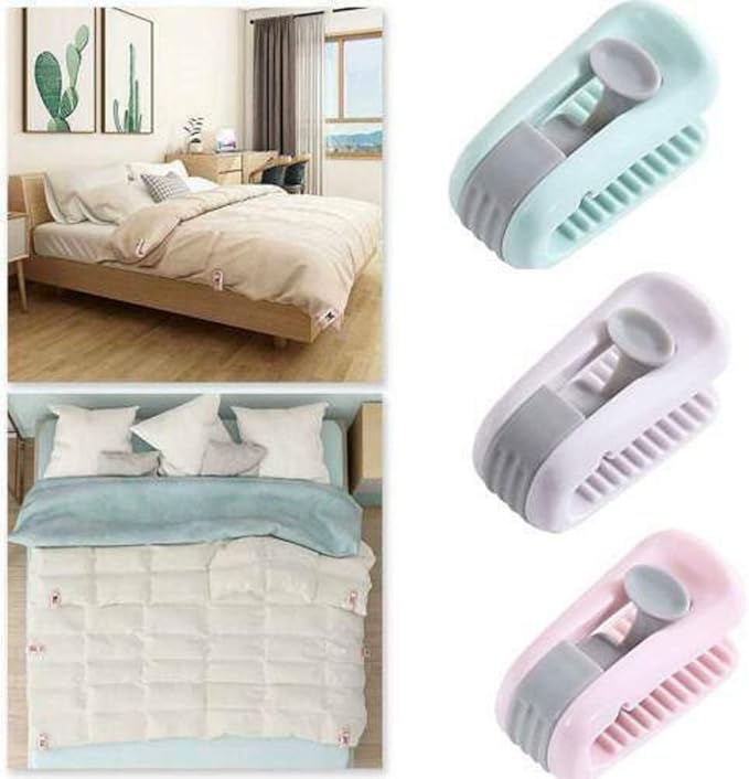 No Pins Duvet Cover Clips, Duvet Cover No Needle Bed Clip Duvet Cover Leaf Clip Home Clip, Duvet