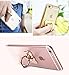 Owoda Cute Pet Phone Ring Stand 360 Degree Rotating Dog Cat Ring Grip Anti Drop Finger Holder for iPhone iPad and All Cellphone (Bear- Metal Rose Gold)