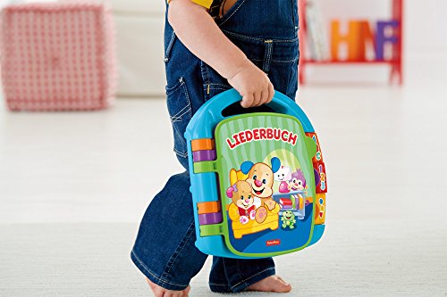 Fisher-Price Lernspaß, Liederbuch, Baby Musik Buch, Musikspielzeug für Babys, Elektronisches Kinderbuch, ab 6 Monate, Deutsche Version, CDH40 – Bild 5
