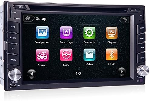 GPS Navigation HD Double 2 Din Car Stereo CD DVD Player Bluetooth iPod MP3 BT USB