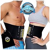Veluxio Zipper Edition Waist Trimmer Ab Belt With Lumbar Support