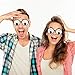 5 Pieces Googly Eyes Glasses Giant Googly Goggles Eyes Glasses Party Favors Toys Funny Shaking Costume Eyes Glass Goggles Plastic Round Googly Sunglasses for Women Men Kids Fun Party