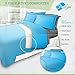 Ellington Home 1800 Series 3 Piece Damask Stripe Duvet Cover Set (Full/Queen, White)
