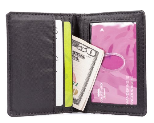 Big Skinny New Yorker ID Slim Wallet, Holds Up to 24 Cards, Black