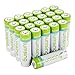 LUMSING AA 2850mAh High Capacity Rechargeable Batteries 16 Pack with Battery Storage Case