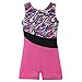 Colorful Ribbons Rainbow Mermaid Leotard Gymnastics Biketard for Little Girl,ribbon,150(9-10Y)