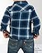 Levi's Baby Boys' Long Sleeve Button Up Shirt, Pompeian Red/Dusk Blue, 18M