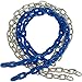 Swing Set Stuff Inc. Children's Coated Chain with SSS Logo Sticker, Blue, 5 1/2'