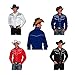 Men's Cotton Blend Retro Leaf Embroidery Western Shirt-Black-XL
