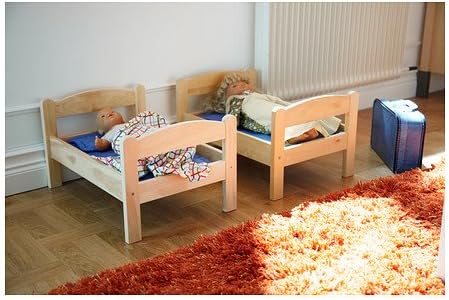 Amazon Ikea イケア Duktig 1678 人形用ベッド ベッドリネンセット付き パイン材 マルチカラー 家具 おもちゃ