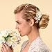 Remedios Bridal Flower Side Hair Comb Wedding Accessory Rhinestone Headpiece
