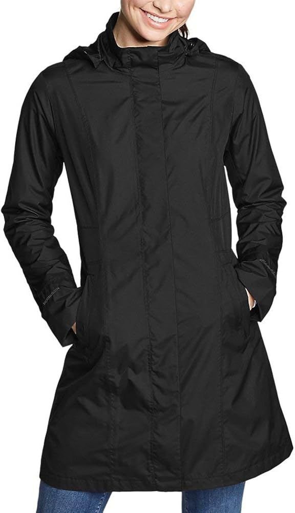 Eddie Bauer Women's Girl on The Go Trench Coat: Clothing