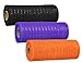 3 Pack Crafter's Corner Decorative Mesh - Black, Purple and Orange with Metallic Strands - 6 in. x 5 yds Each