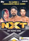 2017 Topps WWE Wrestling NXT Factory Sealed Retail Box with 72 Cards & RELIC Card! Look for Cards, Autographs & Relics of Alexa Bliss, Shinsuke Nakamura, Cathy Kelley, Asuka & Many More! WOWZZER!