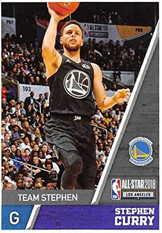 2018-19 Panini NBA Stickers #423 Stephen Curry Team Stephen Golden State Warriors NBA Basketball Sticker Trading Card