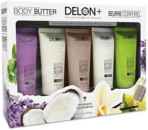 Delon Intense Moisturizing 5-piece Body Butter Gift Set