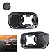 1 Pair Rear Tail Fog Light Lamp Frame Cover Trim for Jeep Renegade 2015-2017 Carbon Black