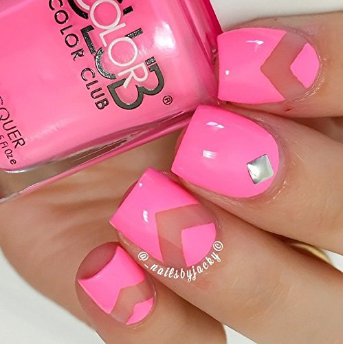 Single Chevron Nail Vinyls By Twinkled T - 1 Sheet of 100 Vinyls