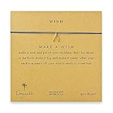 Dogeared Wishbone Necklace on Royal Silk Thread - 16