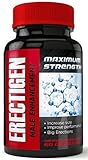 Erectigen - MAX Enhance Pills - Ultra-Strong Blood-Flow Boosting Supplement Increases Men's Hardness, Drive, Libido - Boost Size - Male Enhancement Pills - 2.0