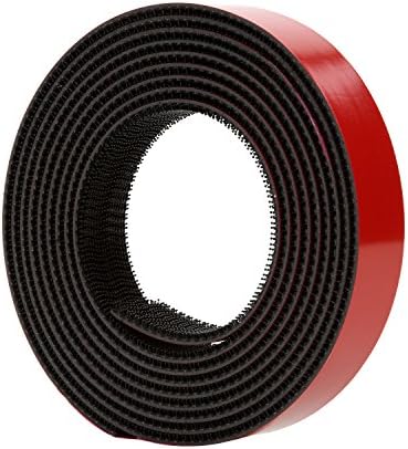 3M Dual Lock Reclosable Fastener TB3870 250/250 Black, 1 in x 10 ft, 2 strips