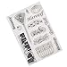 Cute Number Emoji Transparent Silicone Stamp Clear DIY Scrapbooking Craft Stamp